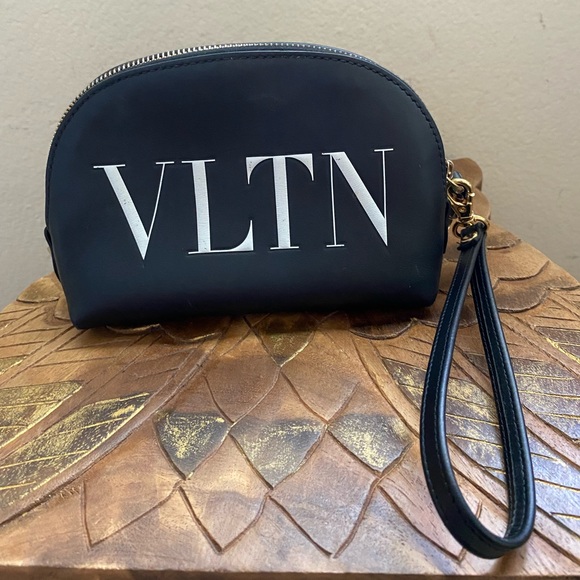 Valentino Leather Cosmetic Bag - Picture 3 of 12
